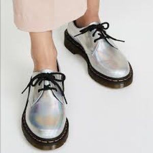 Doc Martens 1461 Silver Lazer Women’s Size 8USL